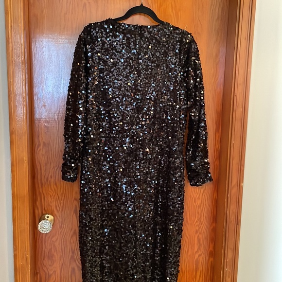 NWT Black Sequins Jumpsuit - Picture 3 of 3